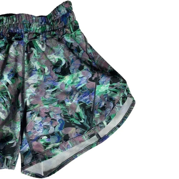 Lululemon Track That Mid-Rise  Short 5" Rapid Flourish Multi Side 2 Athletic - Picture 10 of 15